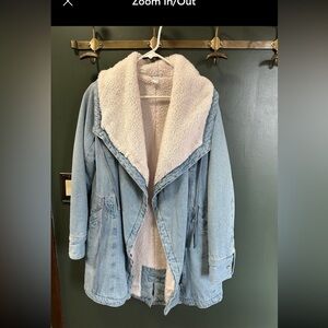 Sherpa Jean Jacket